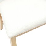 vidaXL Chaises de salle à manger 2 Pièces Naturel 50 x 52 5 x 91 cm