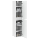 vidaXL Cabinet de Salle de Bain Mural Blanc 33 x 34 5 x 160 cm