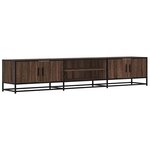 vidaXL Meuble TV chêne marron 210x35x41 cm bois d'ingénierie