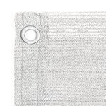 vidaXL Écran de balcon en PEHD 75x400 cm Blanc