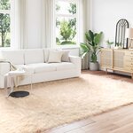 vidaXL Tapis en fausse Tafalla Beige 200 x 280 cm Polyester