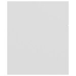 vidaXL Armoire d'évier Blanc 60x38 5x46 cm Aggloméré