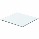 vidaXL Panneaux d'étagère 2 Pièces Verre Transparent 40 x 30 cm