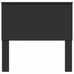 vidaXL Tête de lit Chêne noir 100 cm Bois d'ingénierie