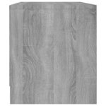 vidaXL Meuble TV sonoma gris 90x35x40 cm bois d'ingénierie