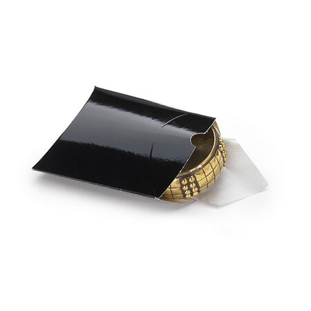 Boîte cadeau berlingot noir 8 x 9 5 x 3 5 cm (lot de 100)