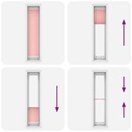 vidaXL Store plissé rose 40x200 cm largeur du tissu 39 4 cm polyester