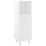 vidaXL Ensemble de meubles de bain 3 Pièces Blanc Bois d'ingénierie