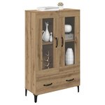 vidaXL Haut Armoire avec tiroir Chêne artisanal 70 x 31 x 115 cm