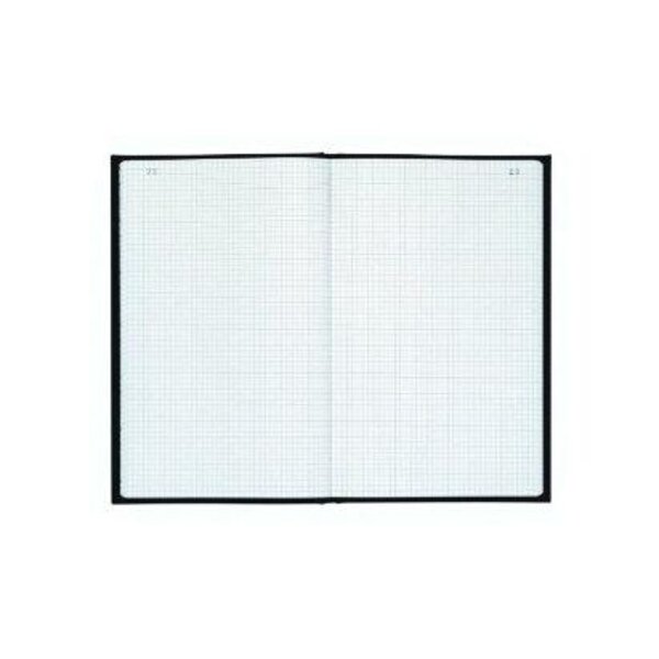 Registre 36x22 5cm 5x5 folioté 300 pages - Noir EXACOMPTA