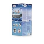 Bestway piscine hors sol fast set™ - 396 x 84 cm - gris