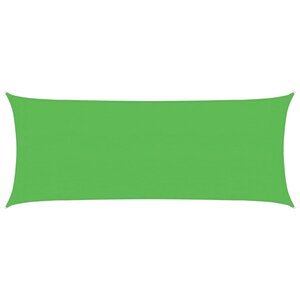 vidaXL Voile d'ombrage 160 g/m² Vert clair 2x4 5 m PEHD