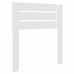 vidaXL Tête de lit avec tête de lit Blanc 80 cm Bois d'ingénierie