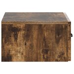 vidaXL Cabinet de chevet mural Chêne fumé 49 x 34 5 x 20 cm