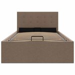 vidaXL Cadre de lit à rangement hydraulique sans matelas 90x200 cm