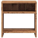 vidaXL Table de chevet vieux bois 40x30x40 cm bois d'ingénierie