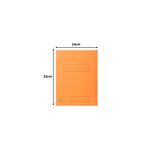 Paquet De 50 Chemises Imprimées 2 Rabats Super 210 - 24x32cm - Orange - X 5 - Exacompta