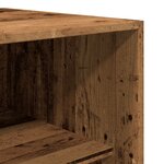 vidaXL Garde-robe vieux bois 50x50x200 cm bois d'ingénierie