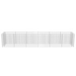 Vidaxl lit surélevé à gabion acier galvanisé 540x90x100 cm