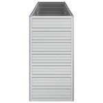 vidaXL Lit surélevé de jardin 160x40x77 cm Acier galvanisé Argenté