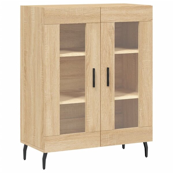 vidaXL Buffet chêne sonoma 69 5x34x90 cm bois d'ingénierie