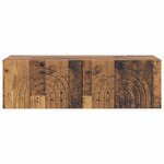 vidaXL Meuble TV mural Bois ancien 99 x 41 x 30 cm Bois d'ingénierie