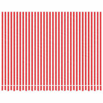 vidaXL Tissu de remplacement pour auvent rayures rouges et blanches