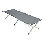 Red Mountain Lit de camping pliable Aluminium Gris