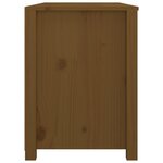 vidaXL Armoire latérale Marron Miel 100x40x54 cm Bois de pin massif
