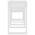 vidaXL Tables gigognes 3 pièces Bois d'ingénierie blanc