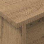 vidaXL Meuble TV Chêne artisanal 37 x 35 x 35 cm Bois d'ingénierie