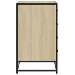 vidaXL Commode chêne sonoma 70x41x70 cm bois d'ingénierie