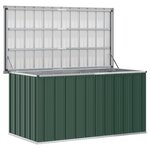 vidaXL Coffre de rangement de jardin Vert 129x67x65 cm