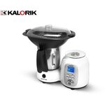 Robot de cuisine intelligent KALORIK TKG HA 1020 - Blanc - 1500 W - Bol acier inoxydable 2 L - 10 vitesses - Minuteur