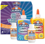 ELMER'S Kit Slime couleur changeante  2 flacons de colle à couleur changeante (147 ml)  2 flacons de liquide magique (68 ml)