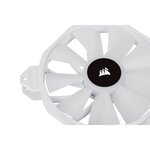 CORSAIR Ventilateur SP Series - White SP140 RGB ELITE - Diametre 140mm - LED RGB - Fan with AirGuide - Single Pack (CO-9050138-WW)