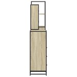 vidaXL Ensemble de meubles de salle de bain 4 Pièces chêne sonoma