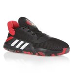 ADIDAS Chaussures de basket Pro Bounce 2019 Low - Homme - Noir et Rouge