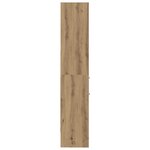 vidaXL Bibliothèque chêne artisanal 40 x 35 x 180 cm Bois d'ingénierie