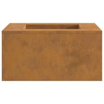 vidaXL Braise Marron 60 x 60 x 30 cm Acier