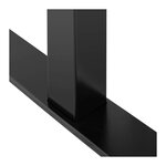 Bureau d'angle assis-debout (piètement) - hauteur : 69 - 118 cm - largeur : 90 - 150 cm (gauche) / 110 - 190 cm (droite) - angle : 90° - 150 kg 14_0005940