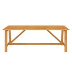 vidaXL Ensemble à manger de jardin 7 Pièces Bois d'acacia solide
