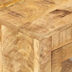 vidaXL Table de chevet 40x30x50 cm Bois de manguier massif