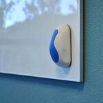 DESQ Tableau magnétique Design Blanc 45x60 cm