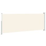 vidaXL Auvent latéral rétractable de patio 180x500 cm Crème