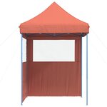vidaXL Tente de fête 200 x 200 x 306 cm Terre cuite Tissu Oxford