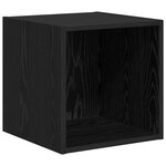 vidaXL Ensemble de meubles TV 2 Pièces Chêne noir 37 x 37 x 142.5 cm
