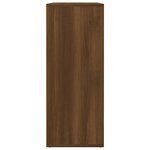 vidaXL Buffet Chêne marron 60x30x75 cm Bois d'ingénierie