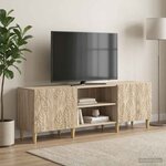 vidaXL Meuble TV 150 x 31 x 50 cm Chêne Sonoma Bois d'ingénierie