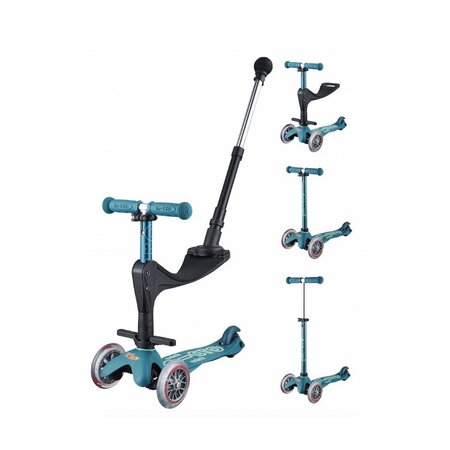 Trottinette Mini  3 en 1 Deluxe Plus Bleu glacial